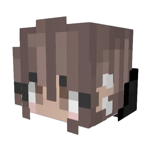 Kez976 Minecraft avatar head, 3D render