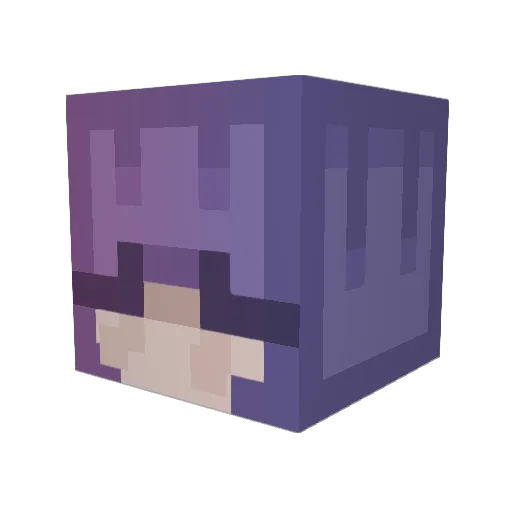 KezaPlayz Minecraft avatar head, 3D render