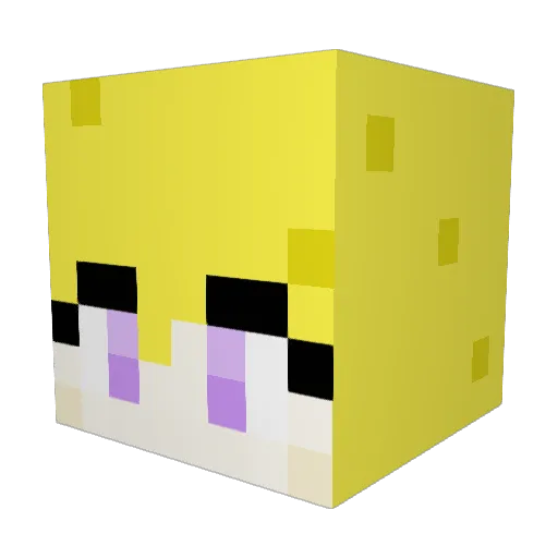 Kezz21 Minecraft avatar head, 3D render