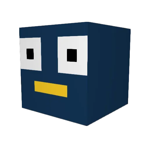 Kgamer125 Minecraft avatar head, 3D render