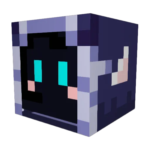 Kgoydyi Minecraft avatar head, 3D render