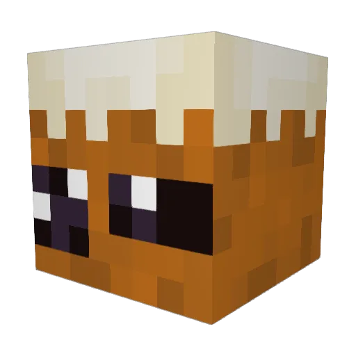 Kh0rii Minecraft avatar head, 3D render
