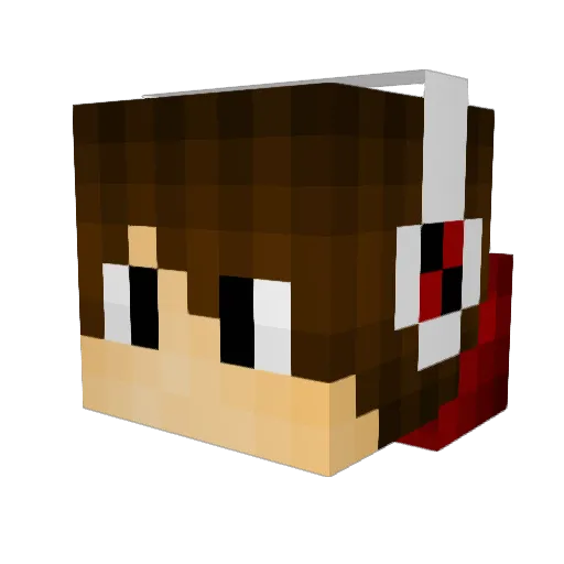 KhakiPenguin342 Minecraft avatar head, 3D render