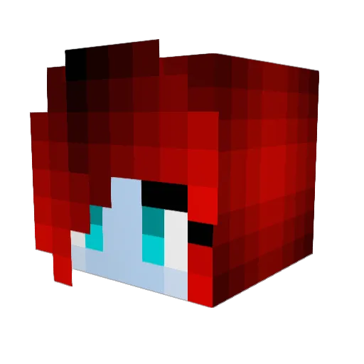 Khalani34 Minecraft avatar head, 3D render