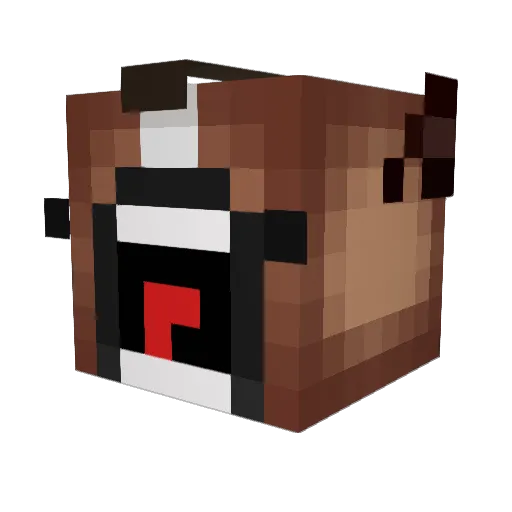 Khald06 Minecraft avatar head, 3D render