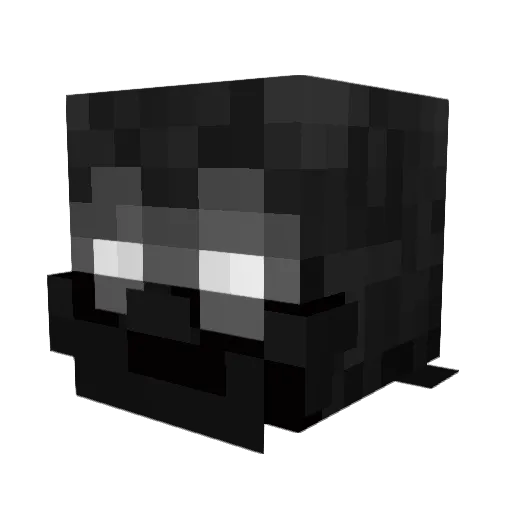 Khaldion Minecraft avatar head, 3D render