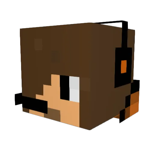 Khaled510 Minecraft avatar head, 3D render
