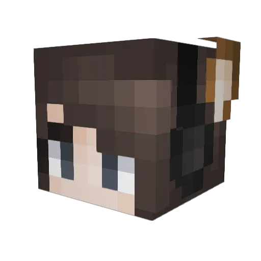 KhaleesiABB Minecraft avatar head, 3D render