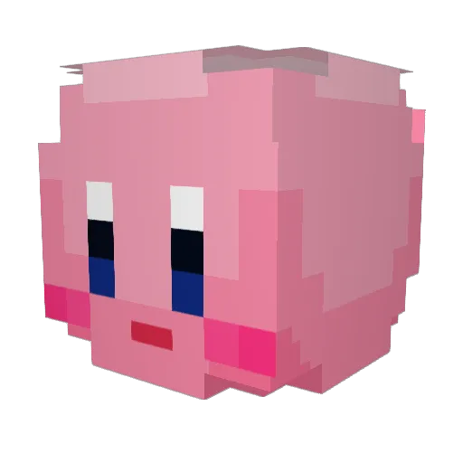 KhalfBuj Minecraft avatar head, 3D render