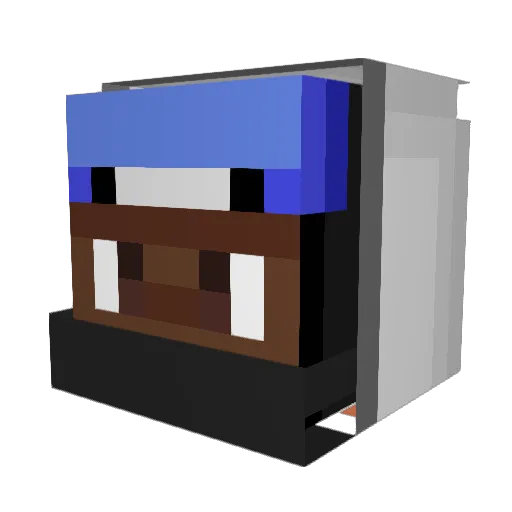 Khalixpalix2511 Minecraft avatar head, 3D render