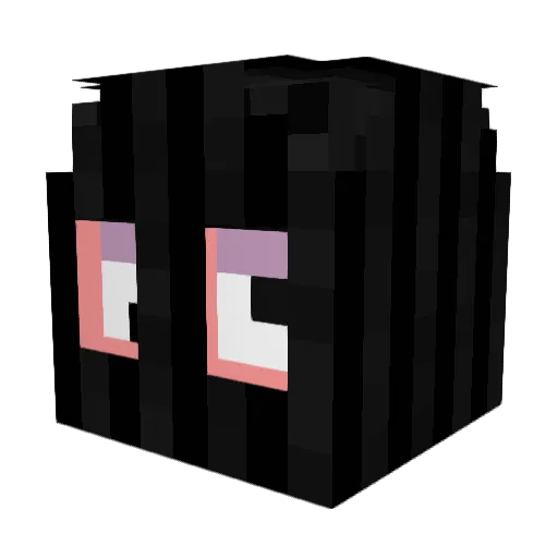 Khalpart Minecraft avatar head, 3D render