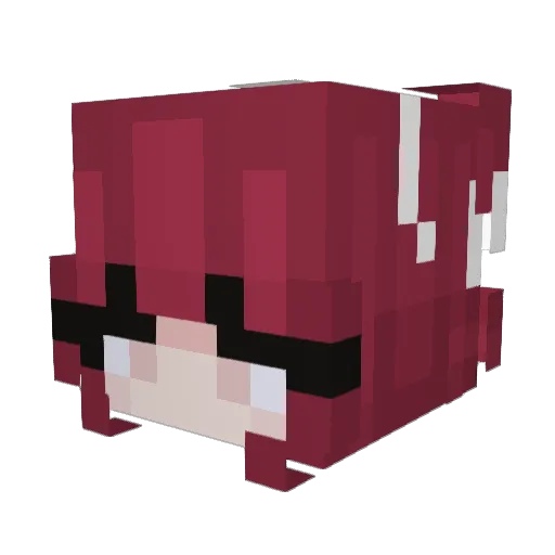 KhamLee Minecraft avatar head, 3D render