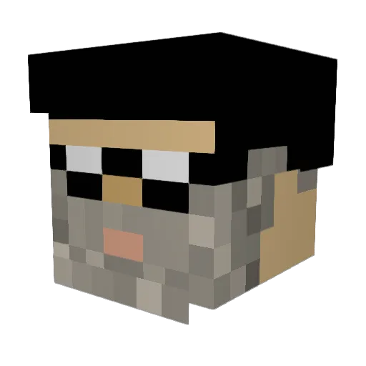 Khamanei_Fa Minecraft avatar head, 3D render
