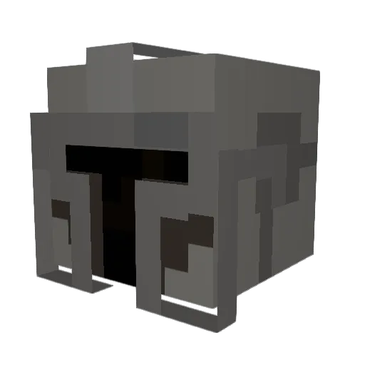 KhanArtist Minecraft avatar head, 3D render