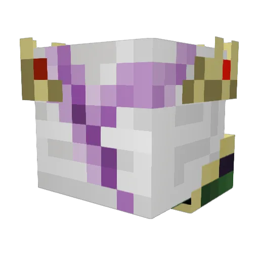 KhanKolde Minecraft avatar head, 3D render