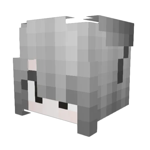 Khan_233 Minecraft avatar head, 3D render