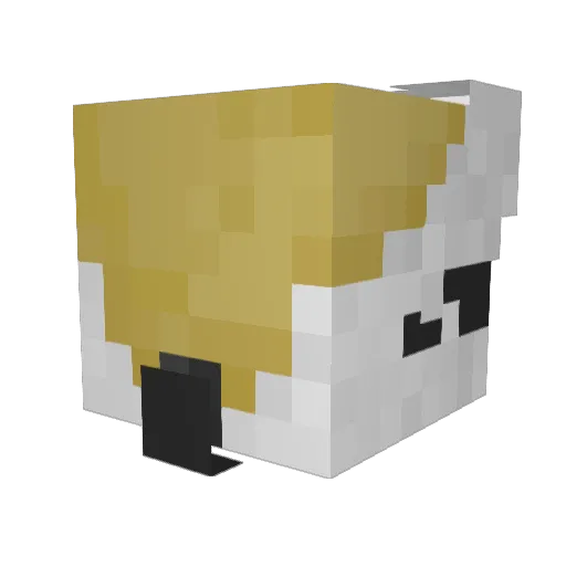 Khana12 Minecraft avatar head, 3D render