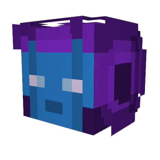 Khangaroooo Minecraft avatar head, 3D render