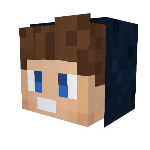 KhanhTIMN Minecraft avatar head, 3D render