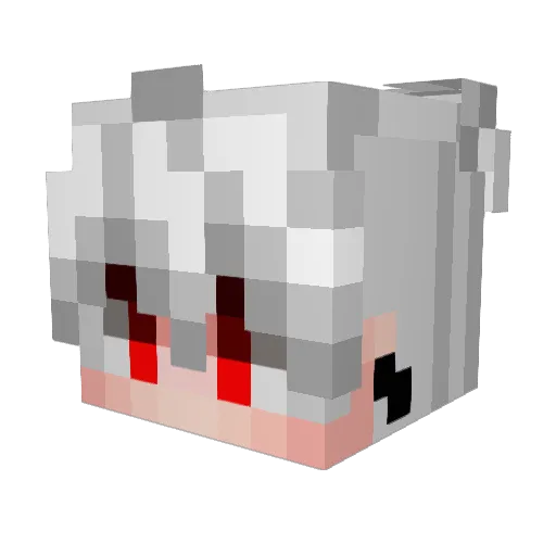 KhanhTranMC Minecraft avatar head, 3D render
