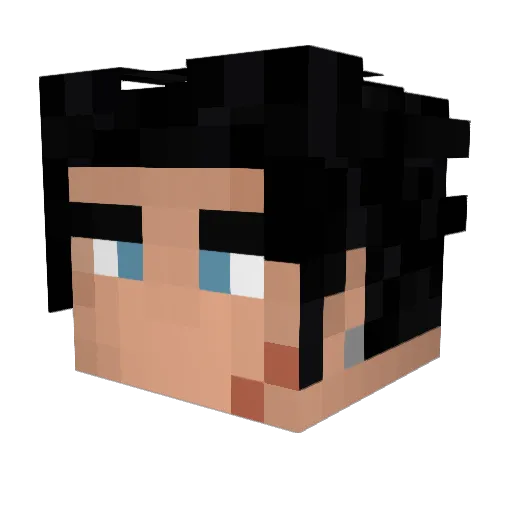 Khanh_Khaos Minecraft avatar head, 3D render