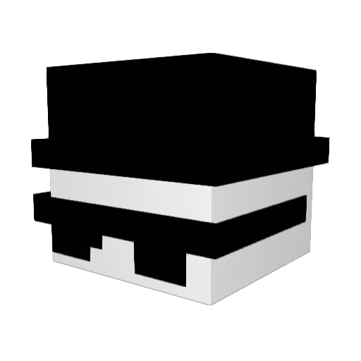 Khanhkn Minecraft avatar head, 3D render