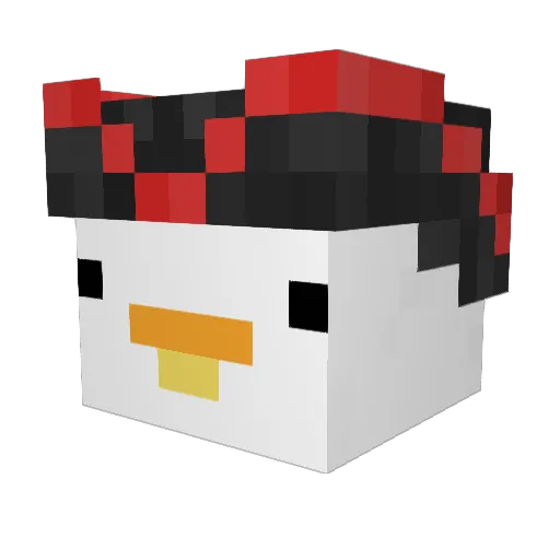 Khaos125 Minecraft avatar head, 3D render