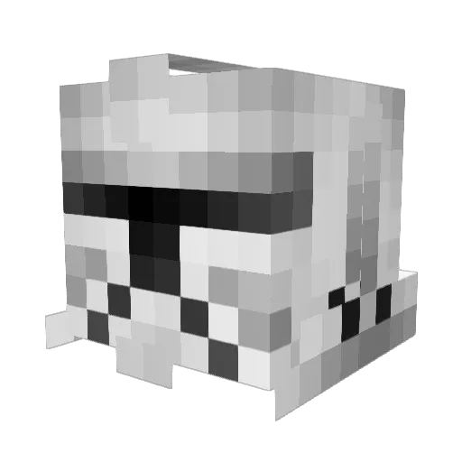 Khaos1397 Minecraft avatar head, 3D render