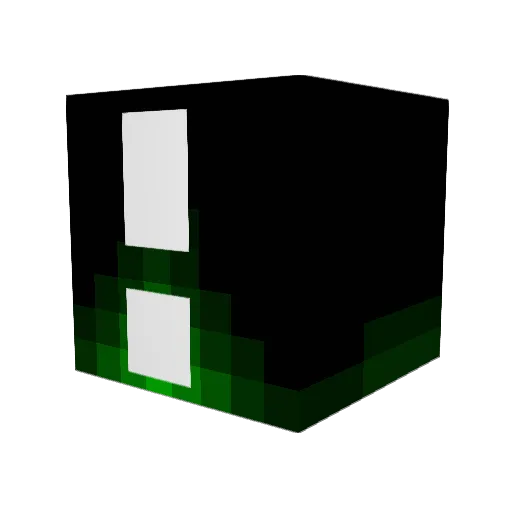 Khaosgameboi Minecraft avatar head, 3D render
