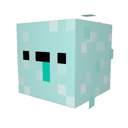 Khartha Minecraft avatar head, 3D render