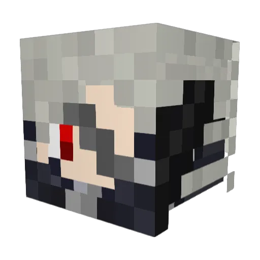 Khayne Minecraft avatar head, 3D render