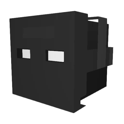Khelter Minecraft avatar head, 3D render
