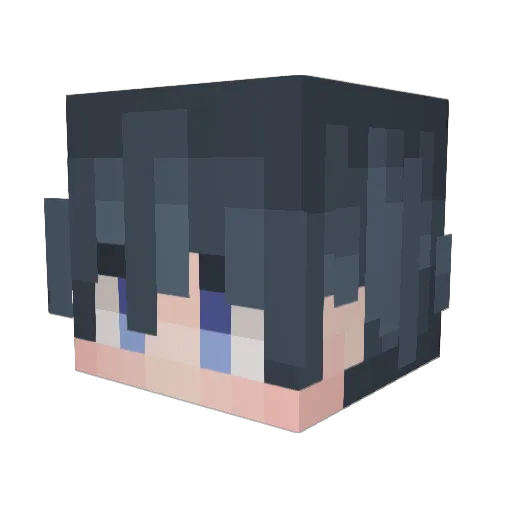 Khemissi Minecraft avatar head, 3D render