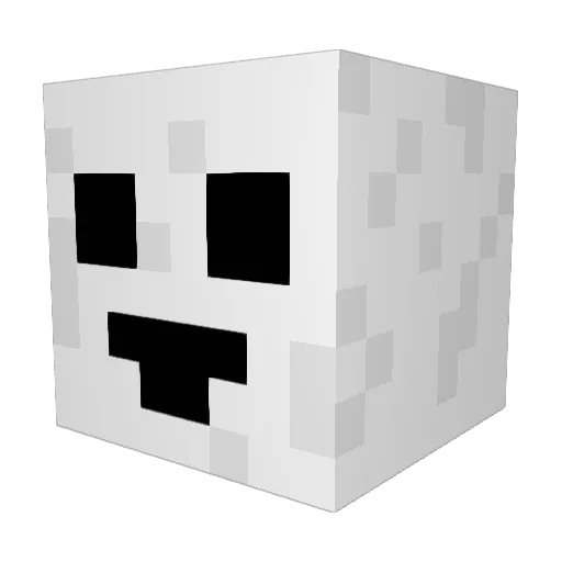 Khemist Minecraft avatar head, 3D render