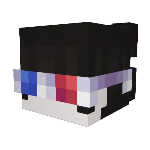 Khemmis Minecraft avatar head, 3D render