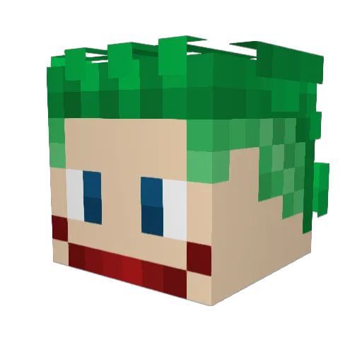 KhenoSevenTry Minecraft avatar head, 3D render
