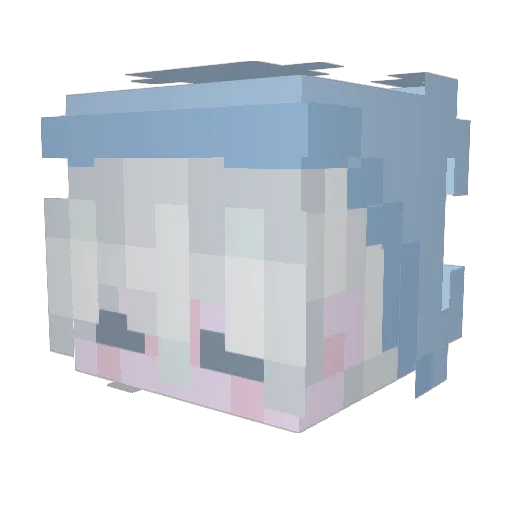 Kheper10 Minecraft avatar head, 3D render