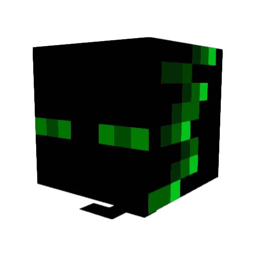 Khetsa Minecraft avatar head, 3D render