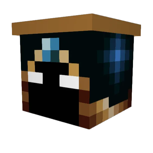 Khigan Minecraft avatar head, 3D render