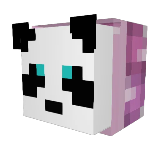 Khigotgamez Minecraft avatar head, 3D render