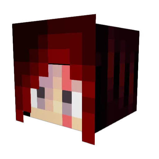 Khilleor Minecraft avatar head, 3D render