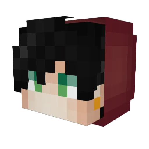 Khim221 Minecraft avatar head, 3D render