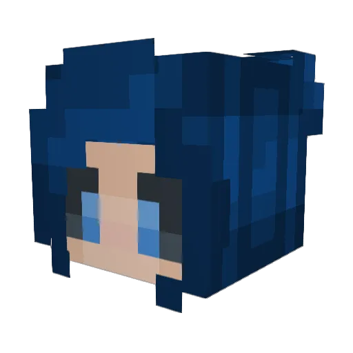 Khines18 Minecraft avatar head, 3D render