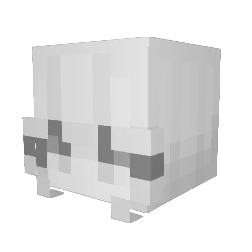 Khivaa_ Minecraft avatar head, 3D render
