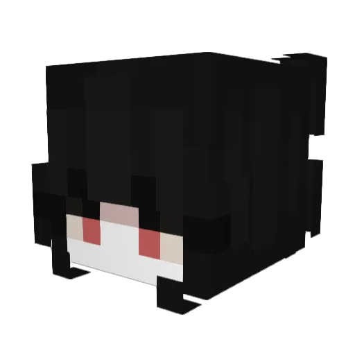 Khiye Minecraft avatar head, 3D render