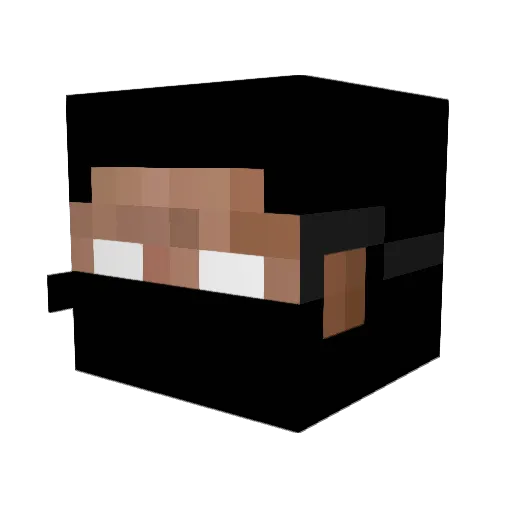 Khlr Minecraft avatar head, 3D render
