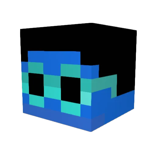 KhmeeR Minecraft avatar head, 3D render