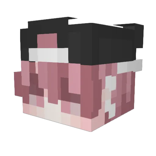 KhoLanNoi Minecraft avatar head, 3D render