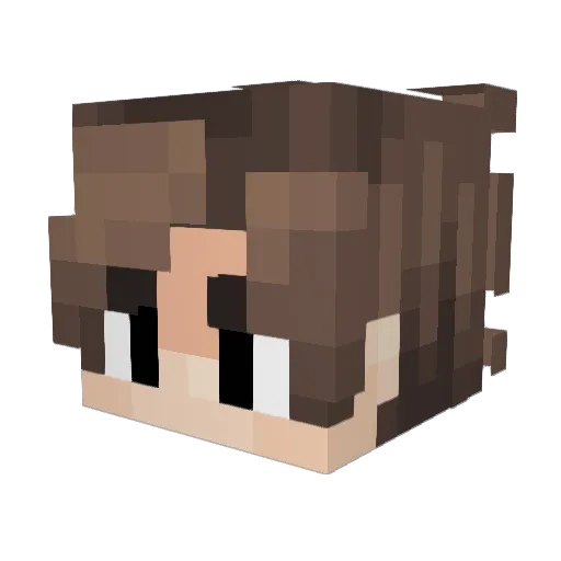 KhodeRadin Minecraft avatar head, 3D render