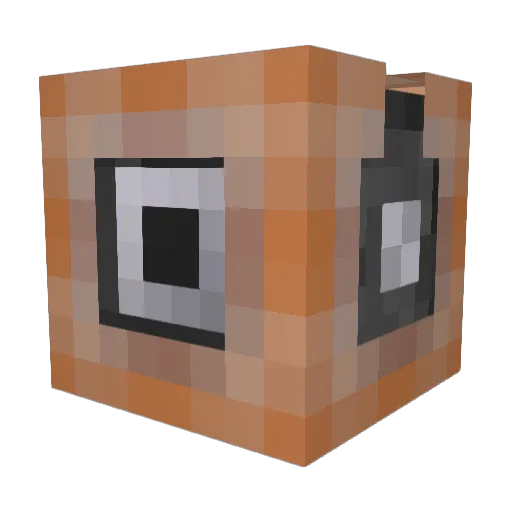 Khoeckman Minecraft avatar head, 3D render